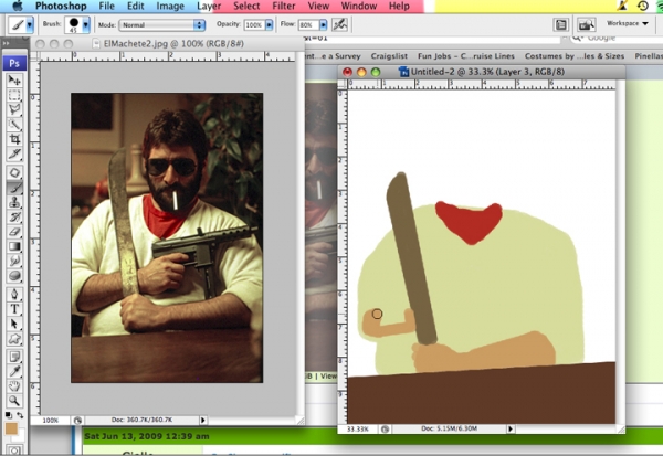 Creation of Say Hello To My Little Friend: Step 4